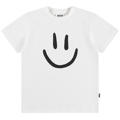 Molo GOTS Roxo T-shirt Crisp White 110 cm    110 cm  Drenge, Piger