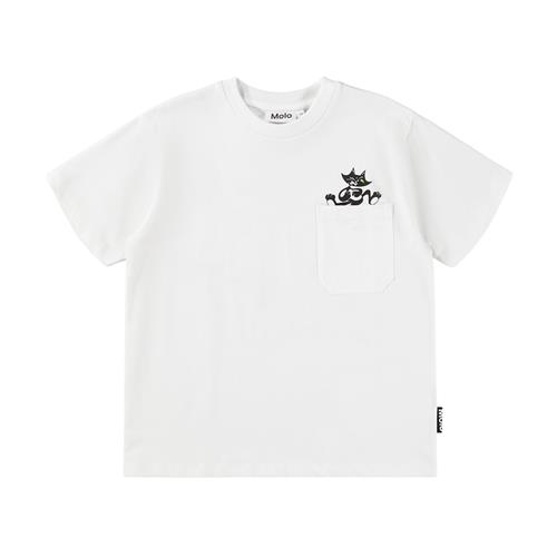 Molo GOTS Rickey T-shirt Crisp White 140 cm    140 cm  Drenge, Piger