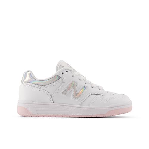 New Balance 480 Kids Lace Sneakers White  White 33 EU    33 EU  Piger