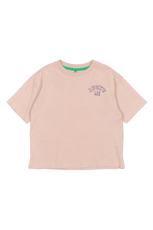 The New Paula T-shirt Adobe Rose  Adobe Rose 5-6 Y  Lyserød  5-6 år  Piger