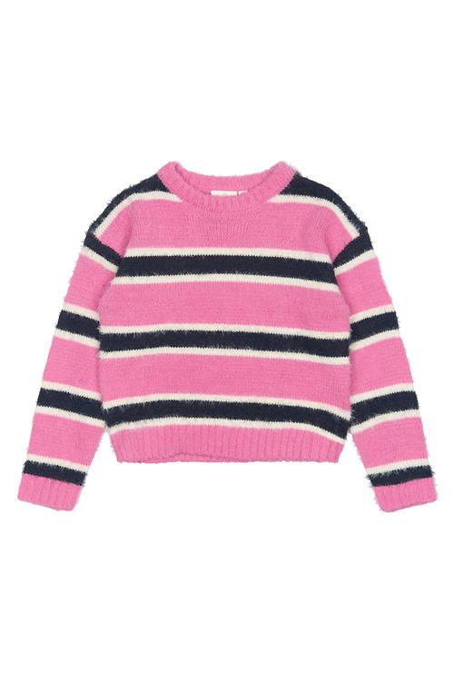 The New Palmina Sweater Ibis Rose Striped  Ibis Rose Striped 7-8 Y  Lyserød  7-8 år  Piger