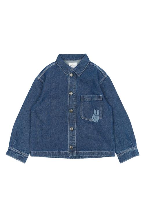 The New Parks Overshirt Blue Denim  Blue Denim 7-8 Y  Blå  7-8 år  Drenge