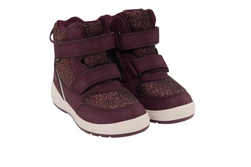 Viking Fun Glitter Warm GTX 2V Vandtætte Sko Med Glitter Plum  25 EU    25 EU  Piger
