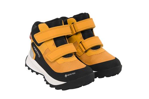 Viking Expower Mid GTX 2V Vandtætte Sko Mustard  Mustard 30 EU  Gul  30 EU  Drenge, Piger
