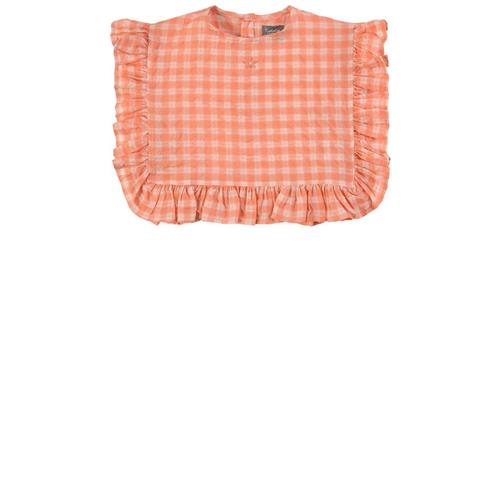 Tocoto Vintage Checkered Top Lyserød 6 Y    6 år  Piger