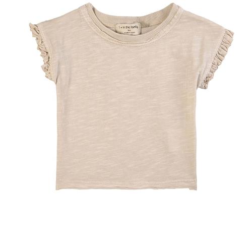 1+ in the family Mireia T-shirt Stone 1 months    1 måneder  Piger