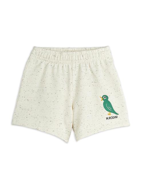 Mini Rodini GOTS Bird Emb Sweatshorts Offwhite  80/86 cm    80/86 cm  Drenge, Piger