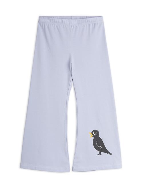 Mini Rodini GOTS Birds Sp Flared Bukser Purple  128/134 cm    128/134 cm  Drenge, Piger