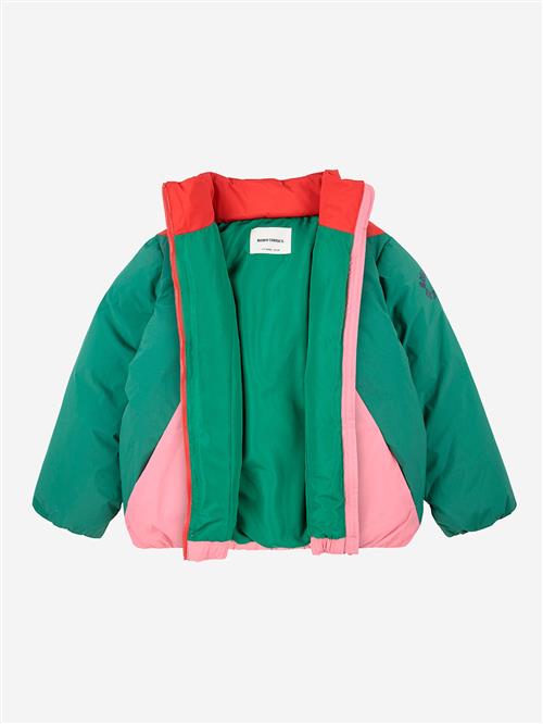 Bobo Choses Tic Tac Toe Color Block Jakke Multicolor  Multicolor 4-5 Years  Grøn  4-5 år  Piger