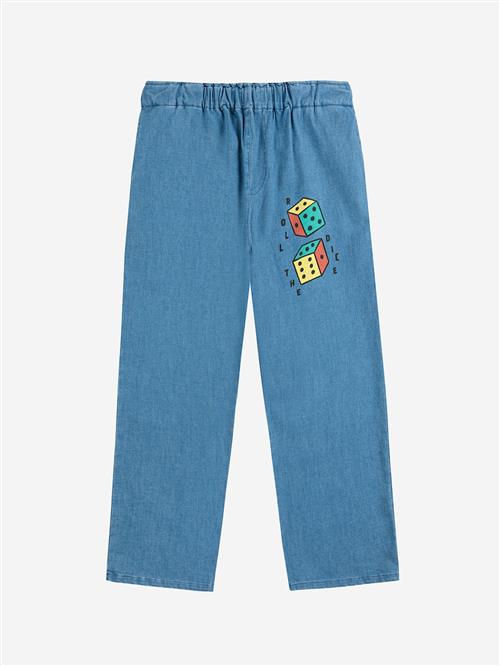 Bobo Choses Roll The Dice Denim-bukser Navy Blue  Navy Blue 8-9 Years  Blå  8-9 år  Drenge