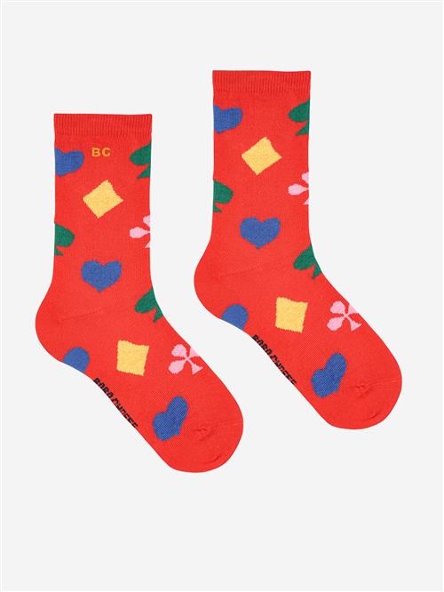 Bobo Choses Bobo Choses Joker Lange Sokker Red  Red 29-31 EU  Rød  29-31 EU  Drenge