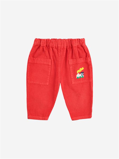 Bobo Choses Bobo Choo Choo Fløjlsbukser Red  Red 6 Months  Rød  6 måneder  Drenge, Piger