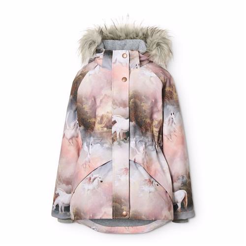 Molo Cathy Fur Vinterjakke Utopia  Utopia 98 cm  Lyserød  98 cm  Piger