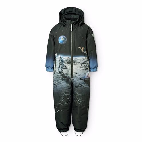 Molo Polar Vinter-overtræksdragt On The Moon  On The Moon 104 cm  Sort  104 cm  Drenge