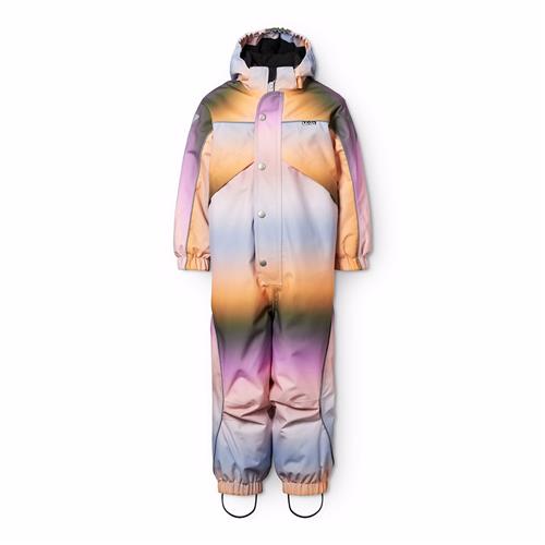 Molo Polaris Vinter-overtræksdragt Rainbow Sky  Rainbow Sky 104 cm  Lyserød  104 cm  Piger
