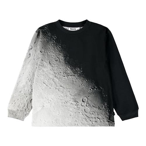 Molo Rube T-shirt Med Lange Ærmer Moon Fade  Moon Fade 116 cm  Sort  116 cm  Drenge