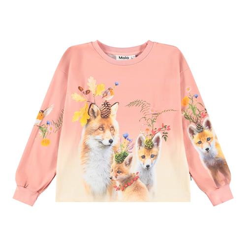Molo Reniza T-shirt Med Lange Ærmer Nature Glam  Nature Glam 116 cm  Lyserød  116 cm  Piger
