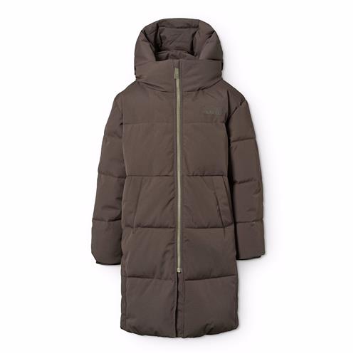 Molo Harper Lang Parkacoat Dark Cocoa  Dark Cocoa 116 cm  Brun  116 cm  Piger