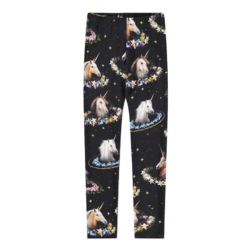 Molo Niki Leggings Magical Galaxies  Magical Galaxies 104 cm  Sort  104 cm  Piger