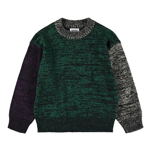 Molo Brian Strikket Sweater Mix Colour  Mix Colour 146/152 cm  Grøn  146/152 cm  Drenge