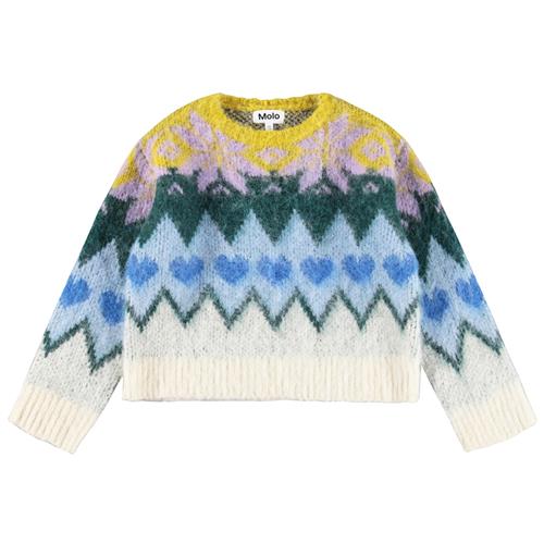 Molo Glenda Strikket Sweater Grande Nordic  Grande Nordic 122/128 cm  Blå  122/128 cm  Piger