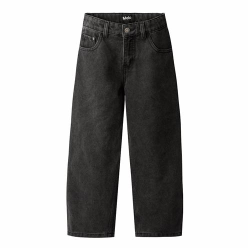 Molo Aiden Jeans Washed Black  Washed Black 104 cm  Sort  104 cm  Drenge, Piger
