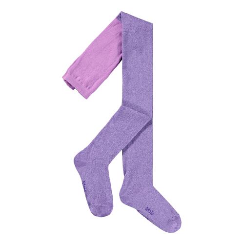 Molo Glitterstrømpe Purple Ray  Purple Ray 134/140 cm  Lilla  134/140 cm  Piger