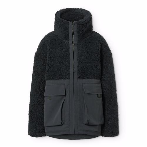Molo Utha Fleece-jakke Black  Black 104 cm  Sort  104 cm  Drenge
