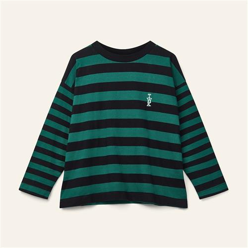 Wynken Duet T-shirt Med Lange Ærmer Black Forest Green  Black Forest Green 6Y  Grøn  6 år  Drenge, Piger