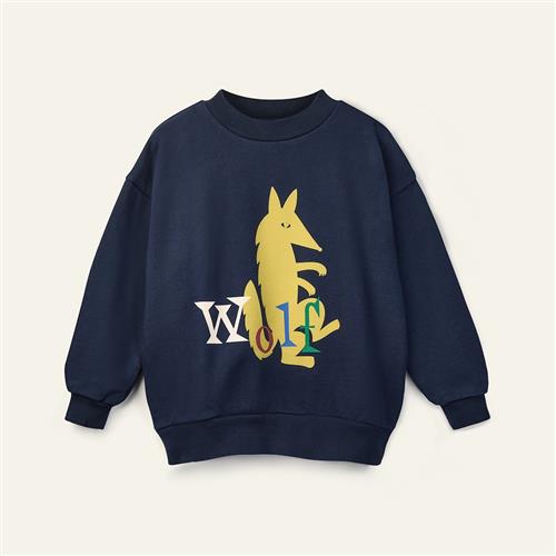 Wynken Seymour Sweatshirt Deep Navy  Deep Navy 4Y  Marineblå  4 år  Drenge, Piger