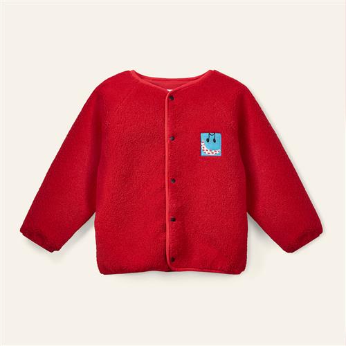 Wynken Club Teddy Pelsjakke Ladybird Red  Ladybird Red 8Y  Rød  8 år  Piger