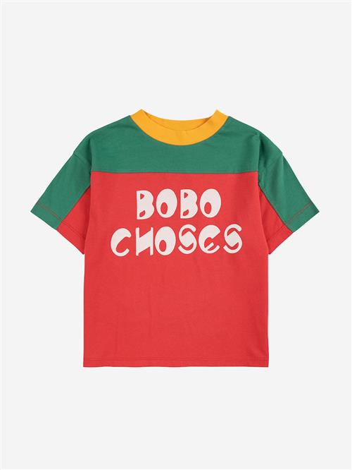 Bobo Choses Bobo Choses Color Block T-shirt Multicolor  Multicolor 6-7 Years  Rød  6-7 år  Drenge
