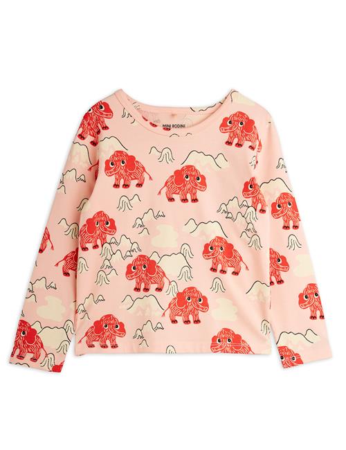 Mini Rodini GOTS Mammoth Langærmet T-shirt  Pink 92/98 cm  Lyserød  92/98 cm  Piger