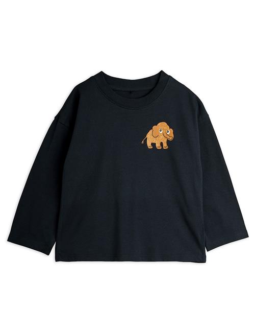 Mini Rodini GOTS Mammoth Langærmet T-shirt  Black 116/122 cm  Sort  116/122 cm  Drenge, Piger