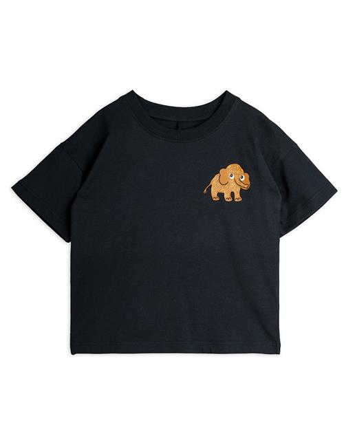 Mini Rodini GOTS Mammoth Tee  Black 128/134 cm  Sort  128/134 cm  Drenge, Piger