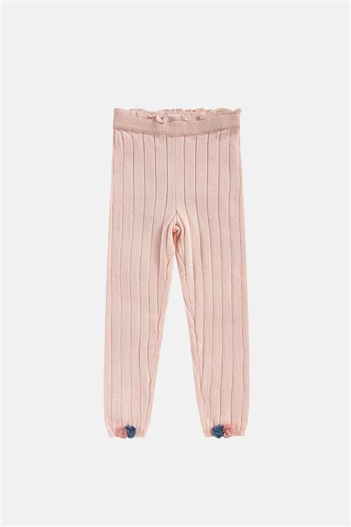 Louise Misha Moldavia Strikkede Leggings Blush  Blush-8 Y  Lyserød  8 år  Piger