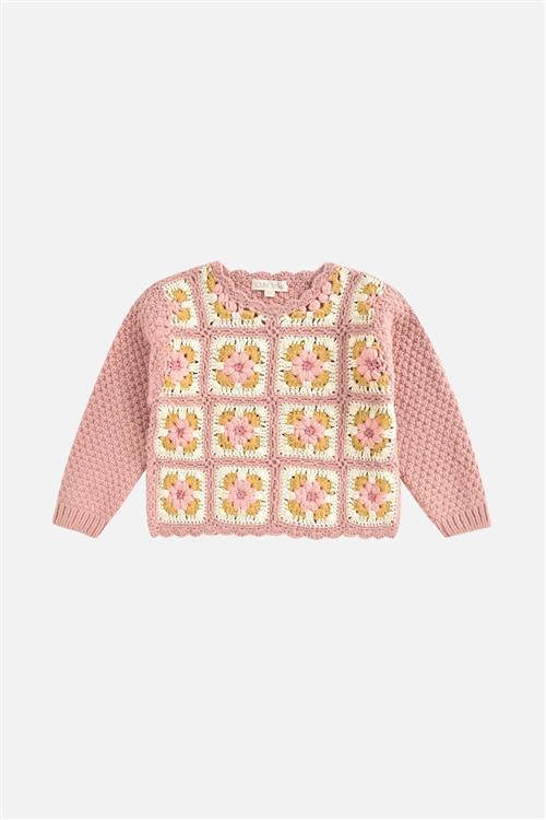 Louise Misha Alicia Strikket Trøje Blush Blush-7 Y  Lyserød  7 år  Piger