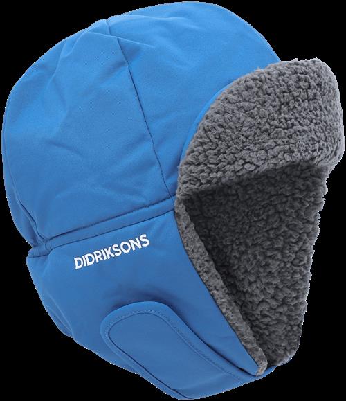 Didriksons Biggles 6 Vinterhue Sapphire Blue  Sapphire Blue-50 cm  Blå  50 cm  Drenge, Piger