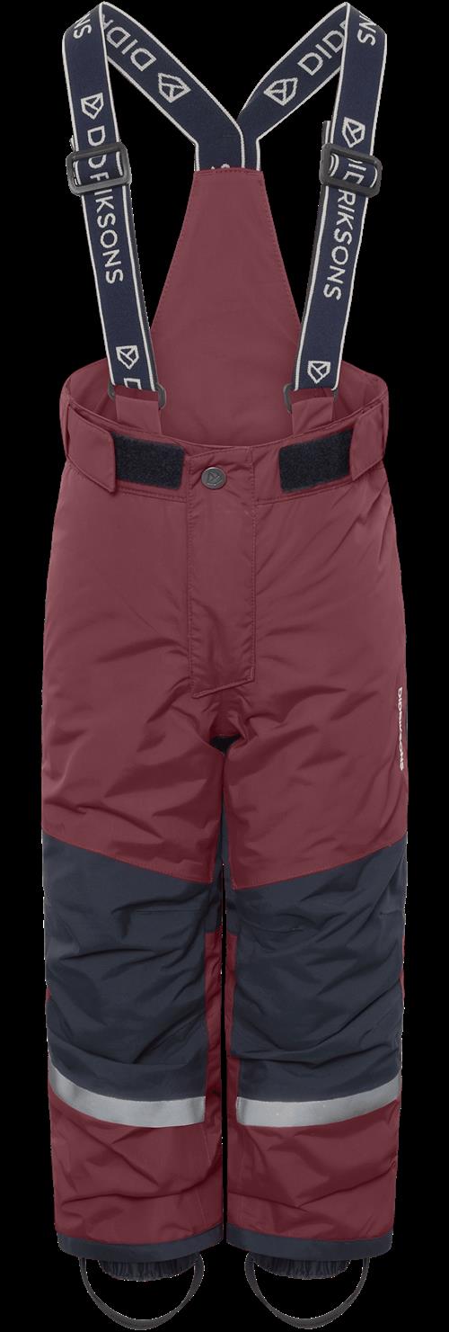 Didriksons Idre Kids 6 Bukser Anemon Red  Anemon Red-140 cm  Rød  140 cm  Drenge, Piger