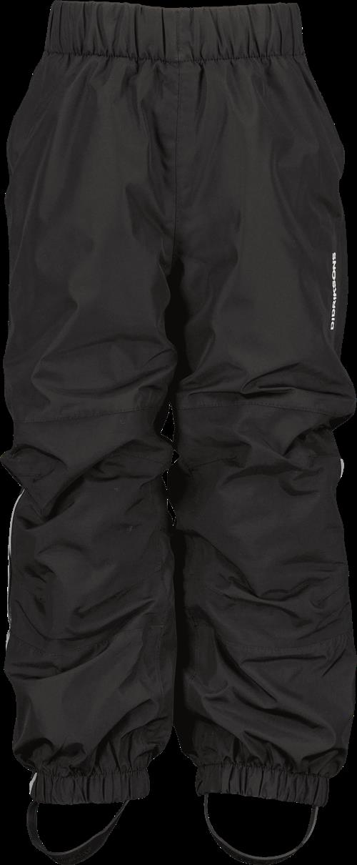 Didriksons Narvi Kids 2 Bukser Black  Black-100 cm  Sort  100 cm  Drenge, Piger