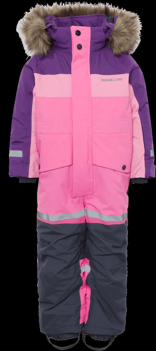 Didriksons Bjärven Kids 4 Vinter-overtræksdragt Sweet Pink  Sweet pink-90 cm  Lyserød  90 cm  Piger