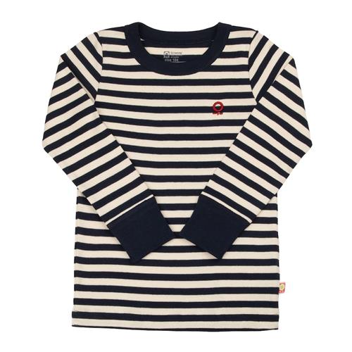Katvig Langærmet Bluse  Navy-116 cm  Marineblå  116 cm  Drenge, Piger