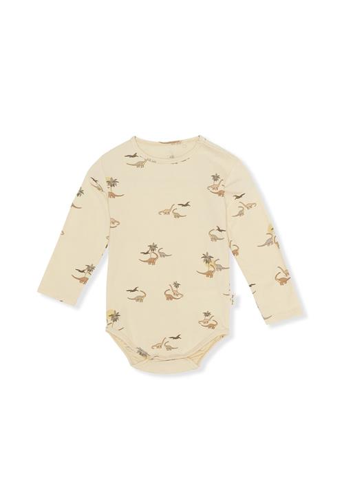 Konges Sløjd Basic Langærmet-krop Kubi  Basic Ls Body Gots Kubi 9 months  Creme  9 måneder  Drenge