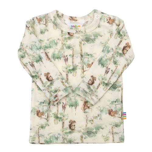 Joha Langærmet Uldtop Off White  Off white-70 cm Uld Hvid  70 cm  Drenge, Piger