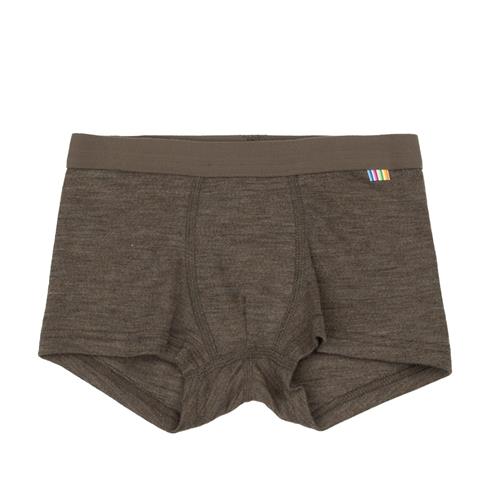 Joha Boxershorts I Uld Brown Melange  Brown Melange-100 cm Wool Brun  100 cm  Drenge