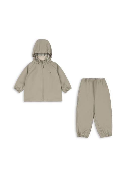 Konges Sløjd Plainy Rain Set Laurel Oak Plainy Rain Set Laurel Oak 9M  Grøn  9 måneder  Drenge