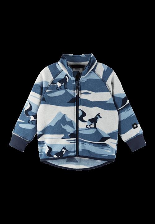 Reima Ornament Fleece-sweater Navy  Navy-80 cm  Marineblå  80 cm  Drenge, Piger