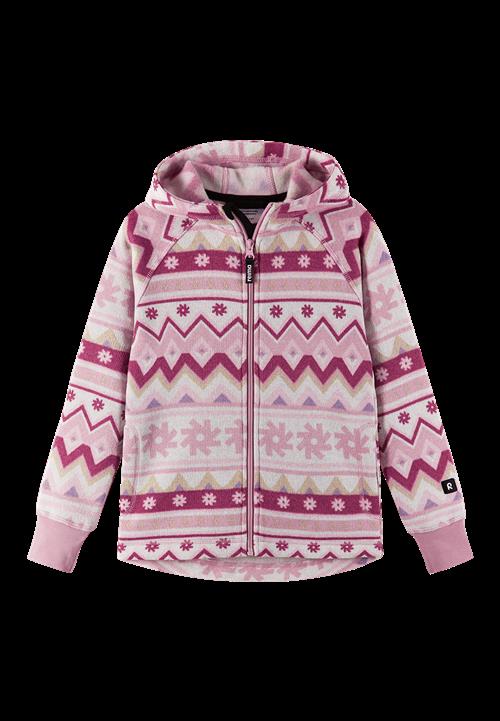 Reima Northern Fleece-hættetrøje Grey Pink  Grey Pink-110 cm  Lyserød  110 cm  Drenge, Piger