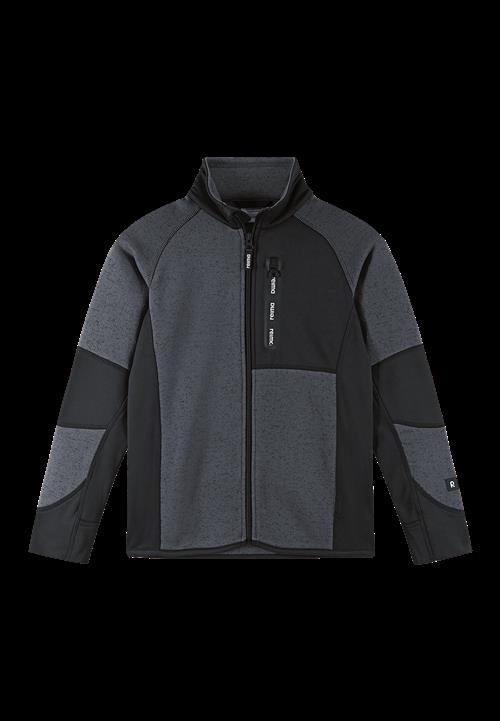 Reima Liukuen Fleece-sweater Soft Black  Soft black-128 cm  Sort  128 cm  Drenge