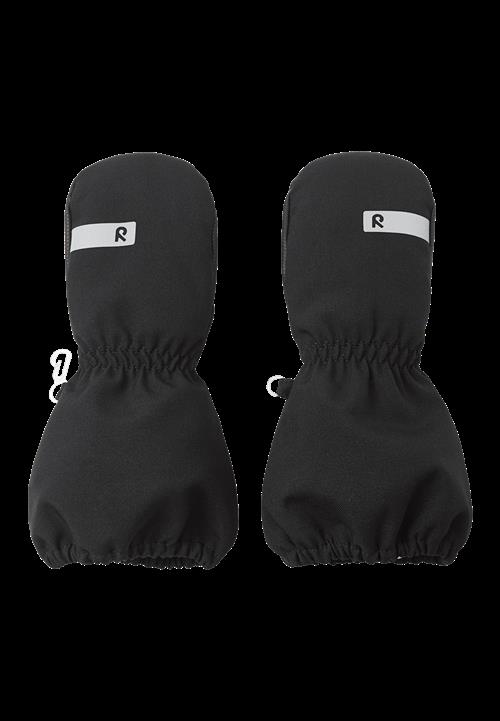 Reima Moffen Vævede Vanter Black  Black-6-18 months  Sort  6-18 måneder  Drenge, Piger